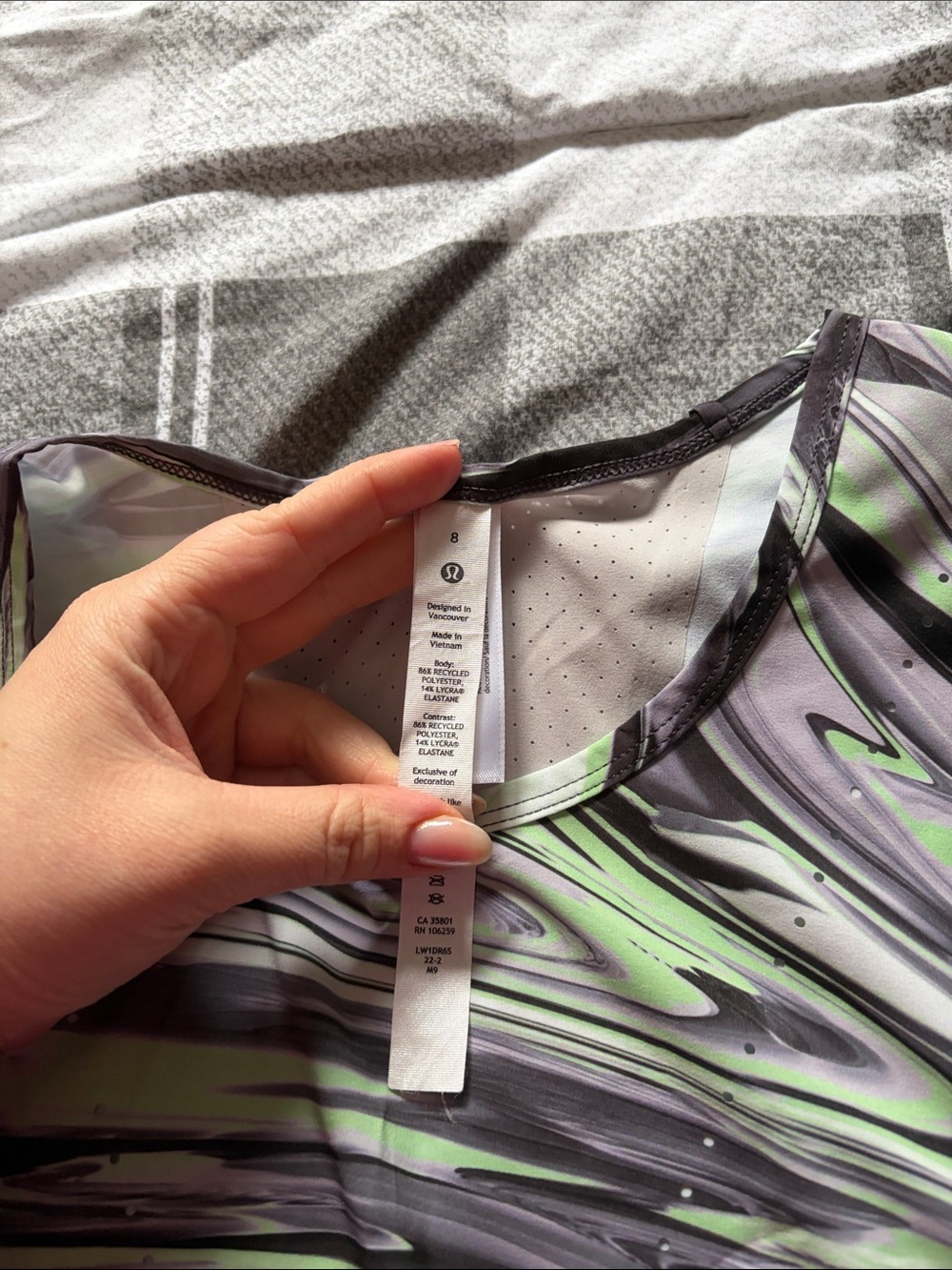 LULULEMON SWIFT VENTILATED RUNNING TANK TOP - Picture 3 of 5